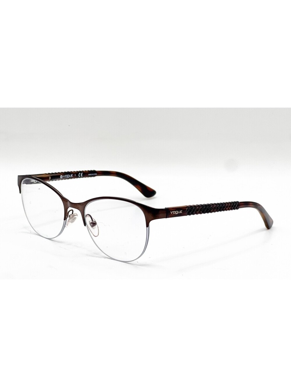 Vogue Vo 3998 934 Brushed Brown Authentic Eyeglasses 50-19-135